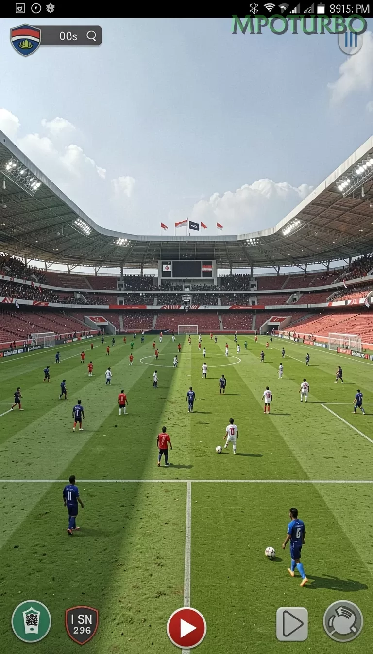 Cuplikan layar MADRID778 — menu navigasi